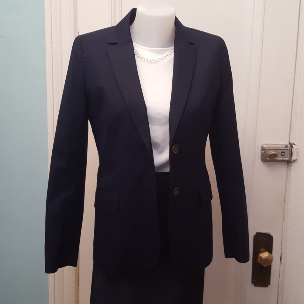 J. Crew navy blazer size 4